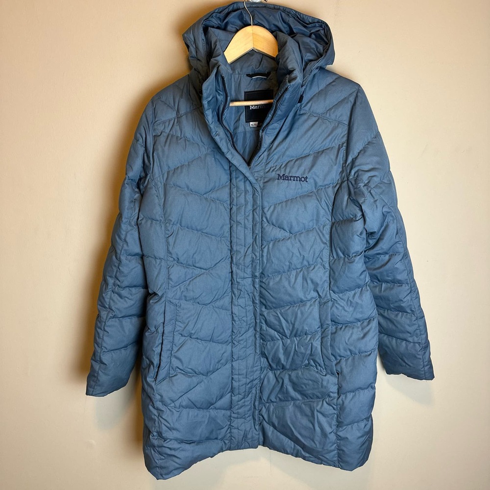Marmot Blue Quilted Jacket